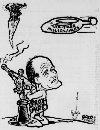 Proxmire editorial cartoon